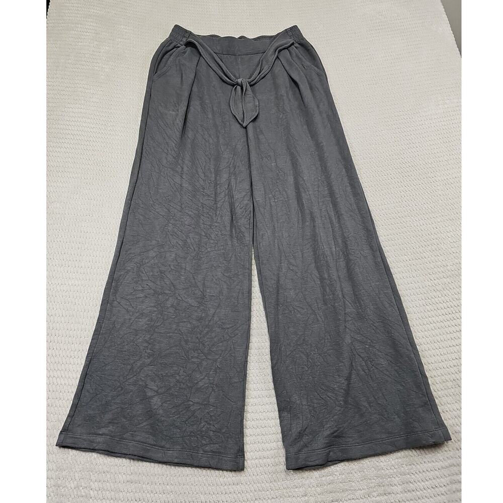 Daily Practice Anthropologie Sweatpants Womens Medium Gray Wide Leg High Rise
